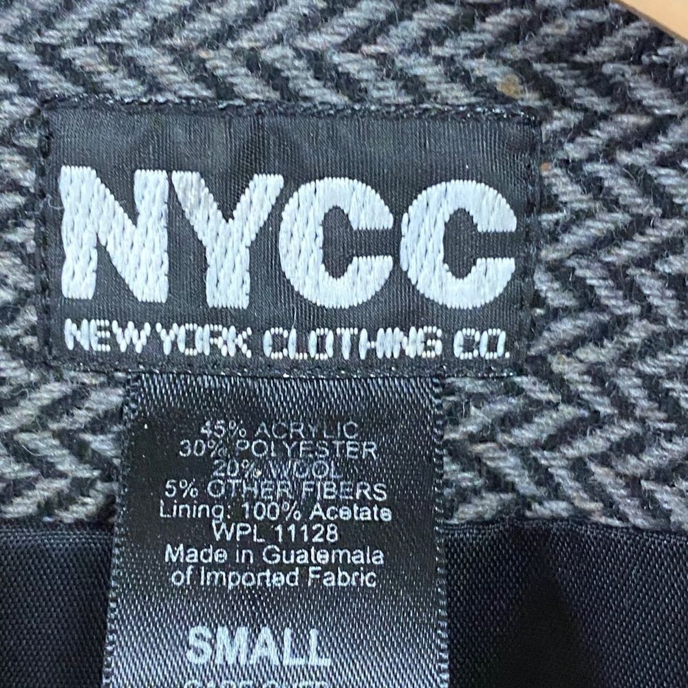 New York Clothing Co. Chevron Blazer - Picture 6 of 6